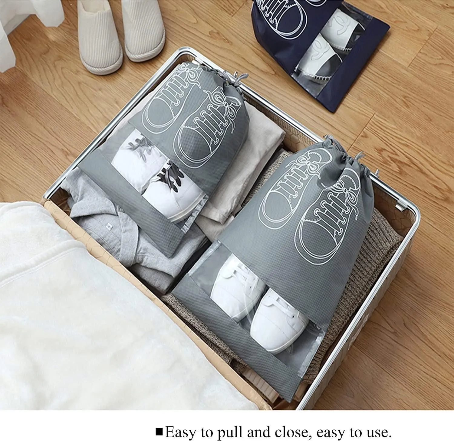 - Bag Window Shoe Bundle deal Special discount Travel Dust-Proof Portable Shoe Transparent Bags