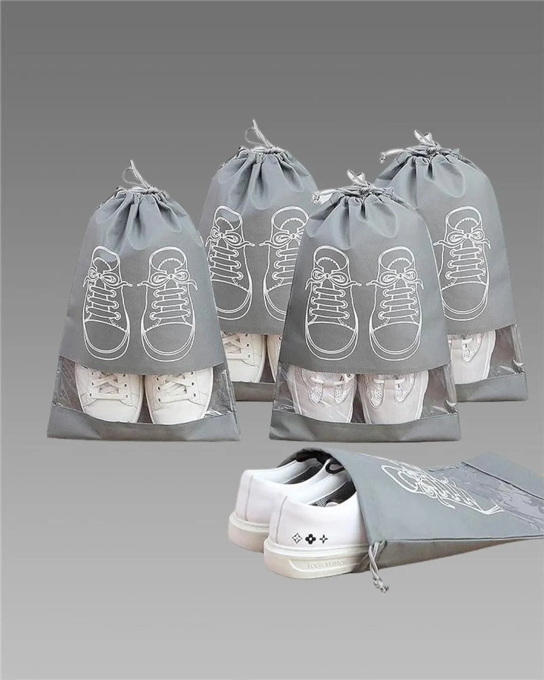 - Bag Window Shoe Bundle deal Special discount Travel Dust-Proof Portable Shoe Transparent Bags
