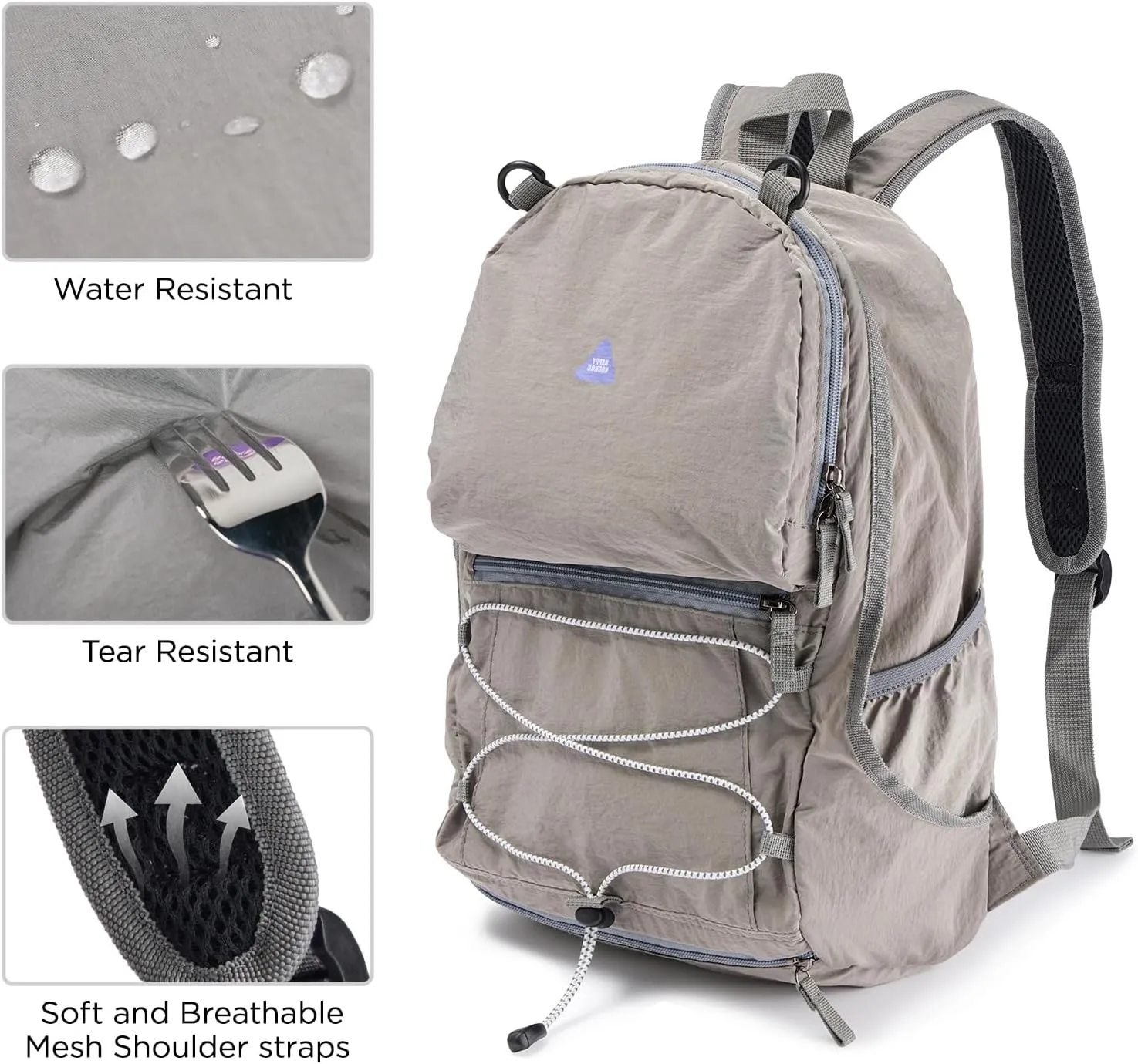 12L Kids Backpack for boys and girls, Small Ultra Lightweight Hiking Backpack for kids with Mesh Storage Bag, Water Resistant Travel Outdoor Sport Camping Daypack