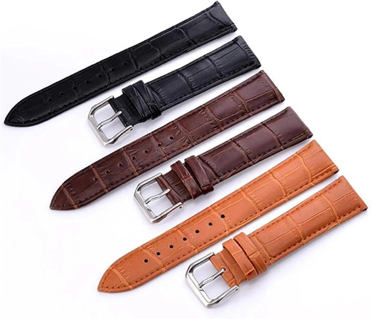 12mm 14mm 16mm 18mm 20mm 22mm 24mm Leather Watch Strap Watch Band For Women Men Watch Accessories