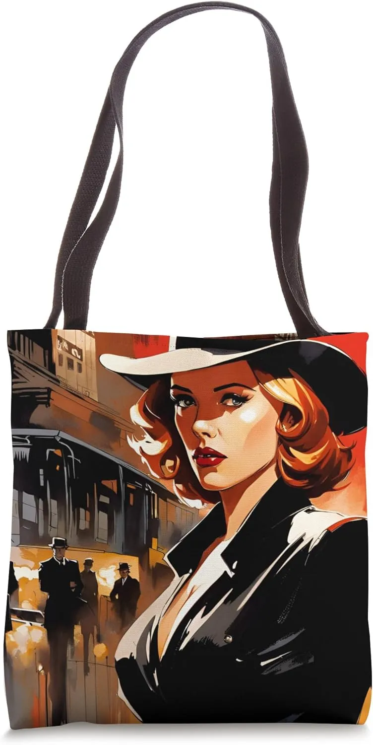 1940s: Femme Fatale Tote Bag