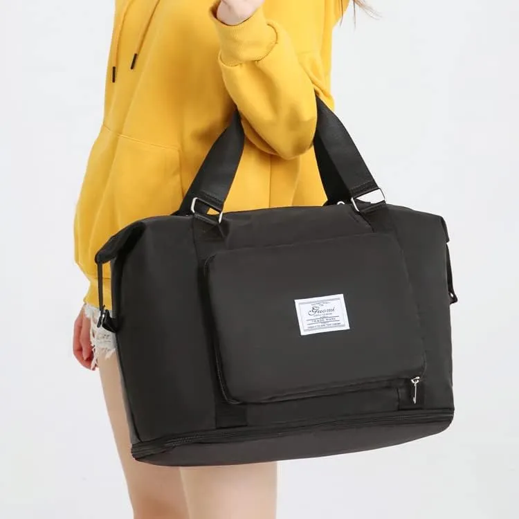 2025 new travel bag, sports and fitness, large-capacity expandable folding bag for production (Deep purple)