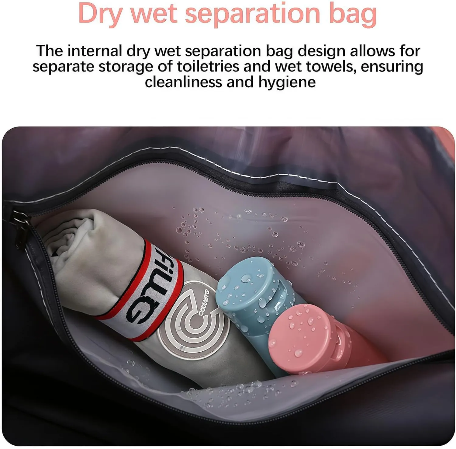 2025 New Travel Bag with Wheels,Expandable Foldable Duffle Bag, Large Capacity with Wheels,Universal Wheel Removable Duffle (Gray)