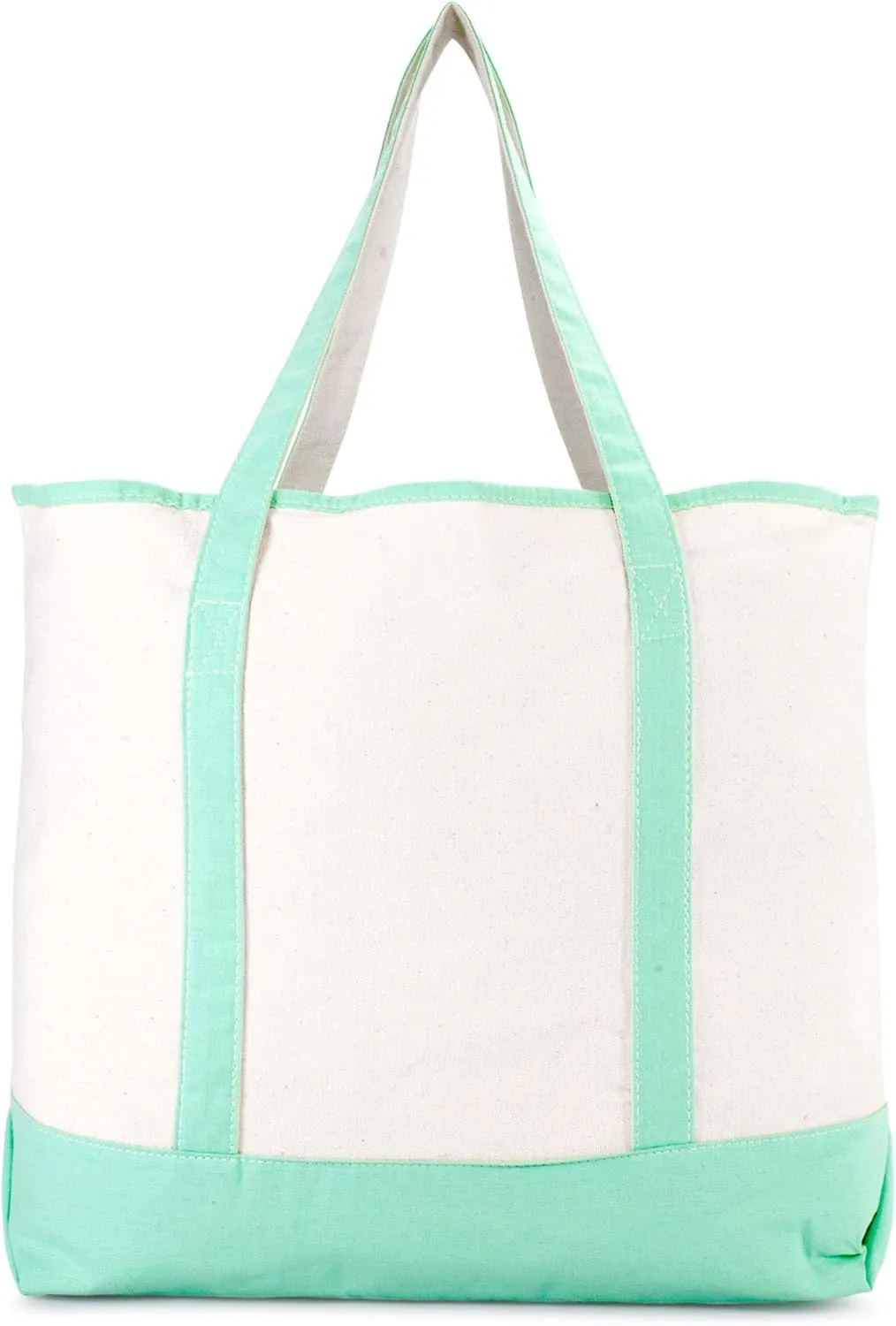 22" Open Top Heavy Duty Deluxe Tote Bag with Outer Pocket