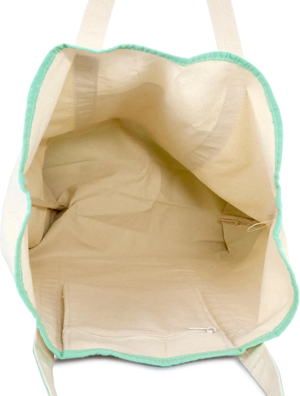 22" Open Top Heavy Duty Deluxe Tote Bag with Outer Pocket