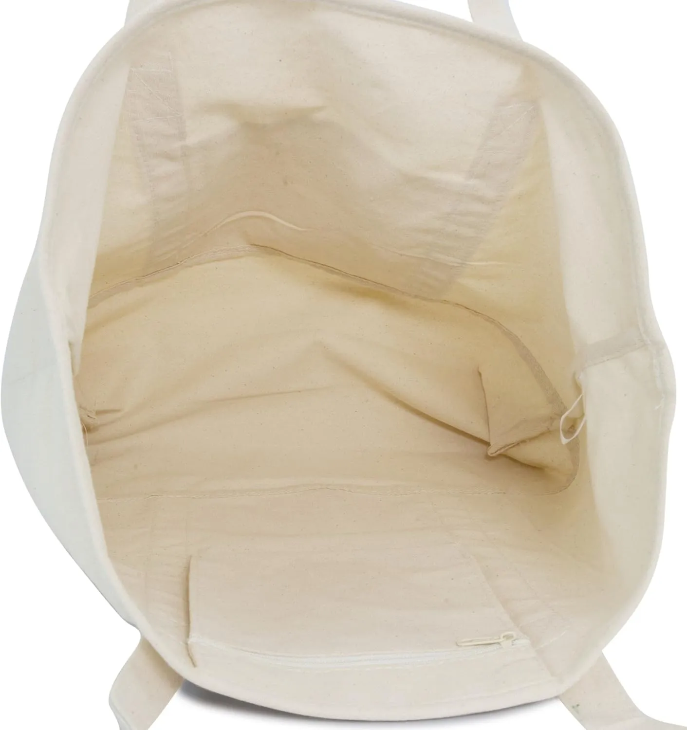 22" Open Top Heavy Duty Deluxe Tote Bag with Outer Pocket