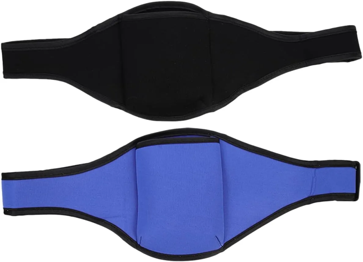 2Pcs Fitness Microphone Belt Pouches for Instructors Durable Mic Carrier Storage Bag for Gym Workout Public Speaking