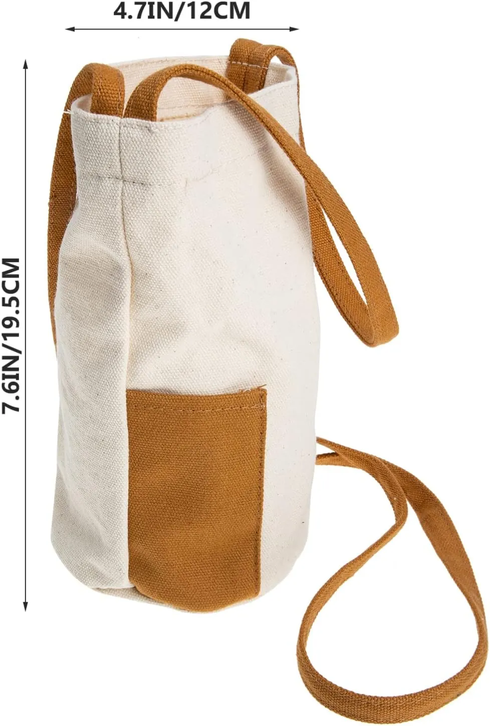 2pcs Packable Water Bottle Packable Water Bottle Bag Packable Water Bottle Holder Water Bottle Shoulder Bag Tote Canvas Bottle