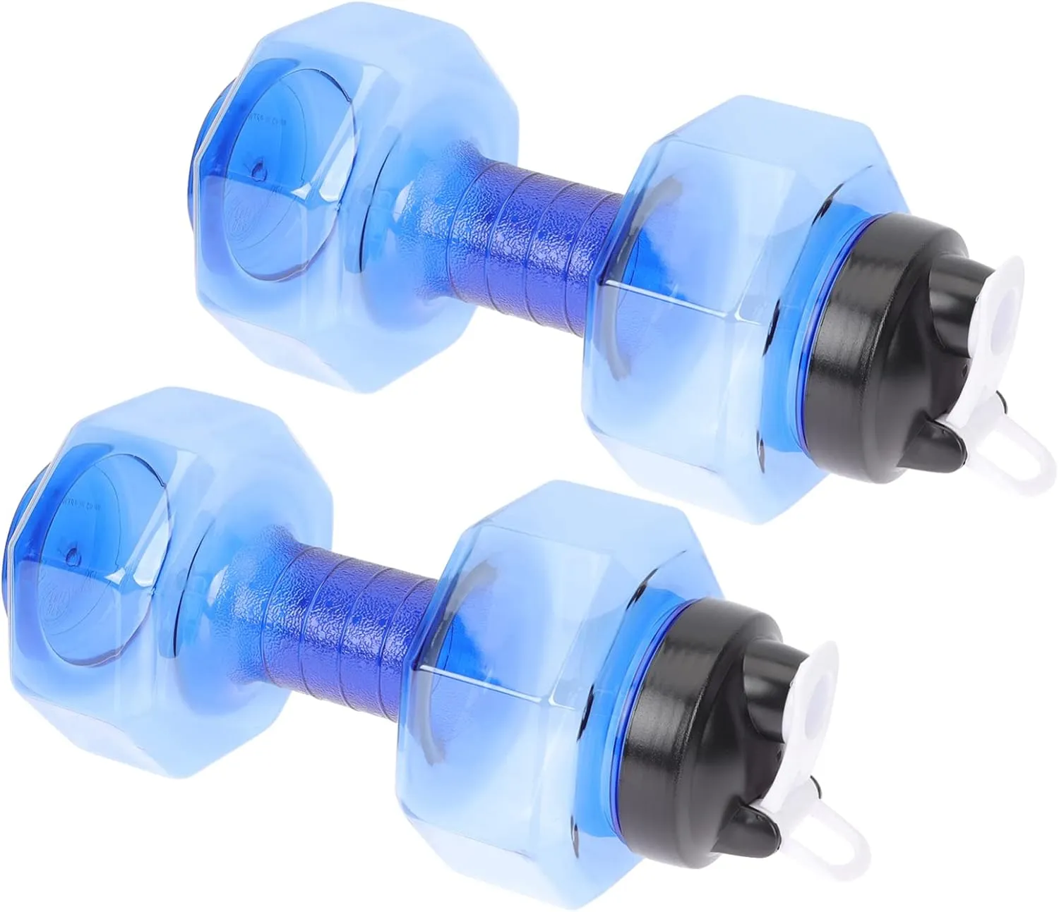 2Pcs Portable Dumbbell Shape Water Bottles Fitness Kettles Durable Sports Drinking Bottles for Gym and Travel Multifunctional Hydration Supplies