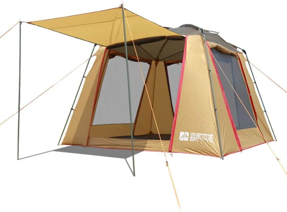 4-6 People Automatic Camping Tent Waterproof Windproof Outdoor Leisure Family Tent,3 Colors