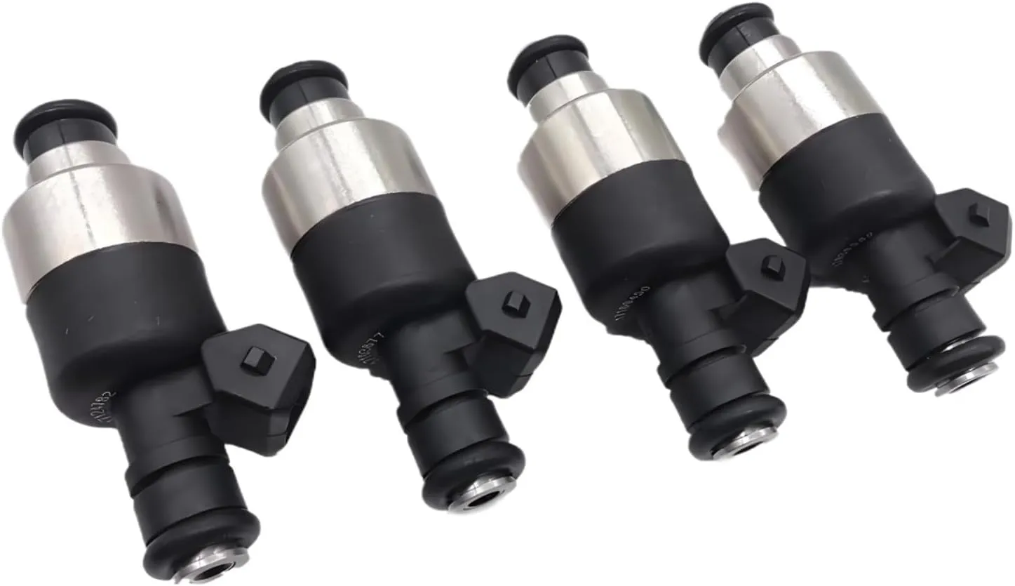 4pcs Fuel Injectors Compatible for Daewoo Nexia 17124782 17123924 25165453 17103677 ICD00110 17108045 Car Fuel Nozzle Engine Injection