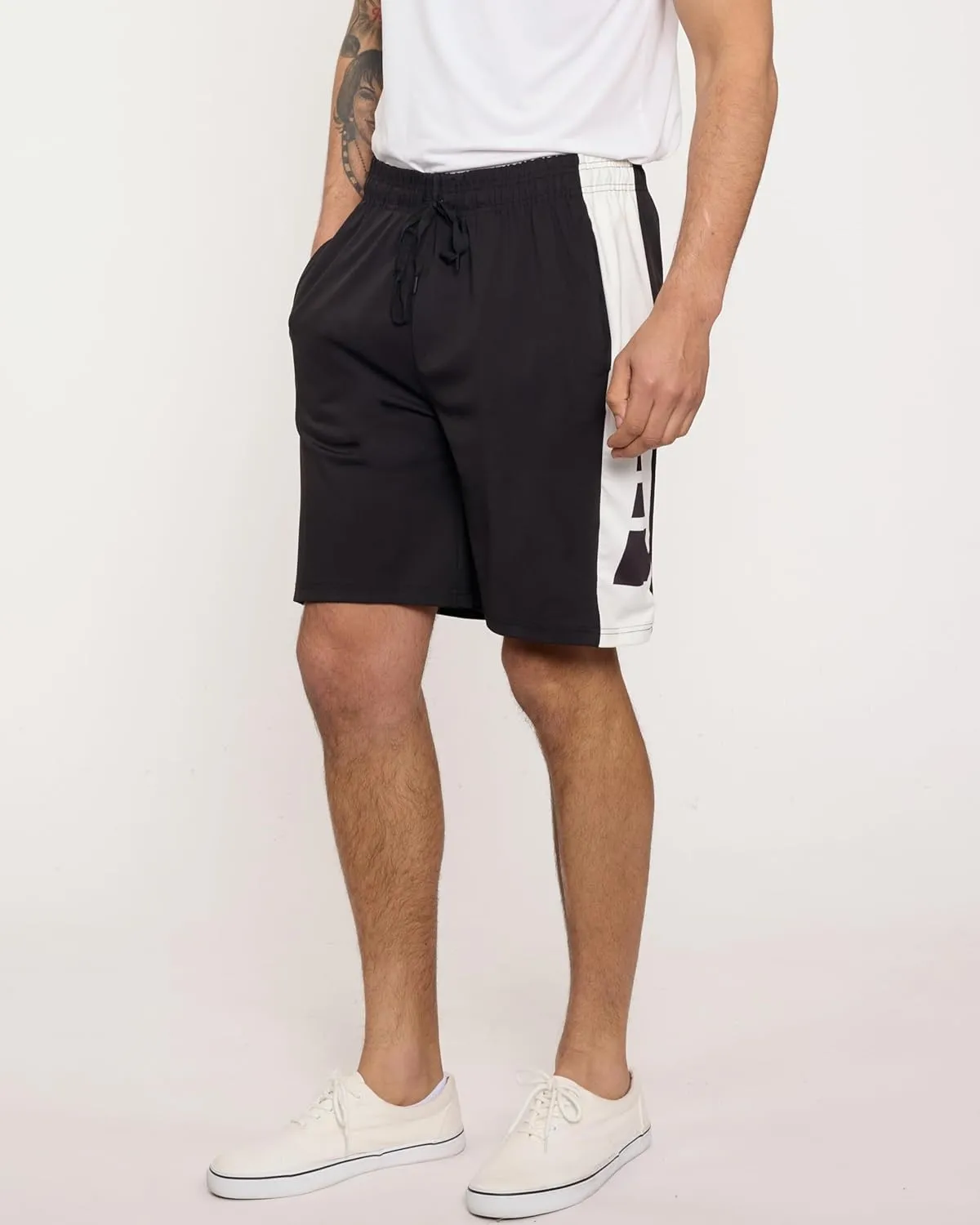 5 Pack Men's Active Quick Dry Fit Shorts - Athletic Running Gym Workout Casual Shorts with Pockets Bulk