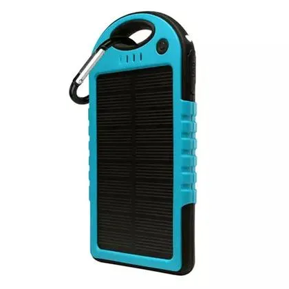5,000mAh Water-Resistant Solar Smartphone Charger