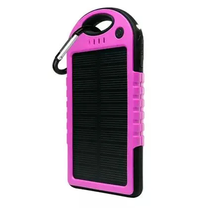 5,000mAh Water-Resistant Solar Smartphone Charger