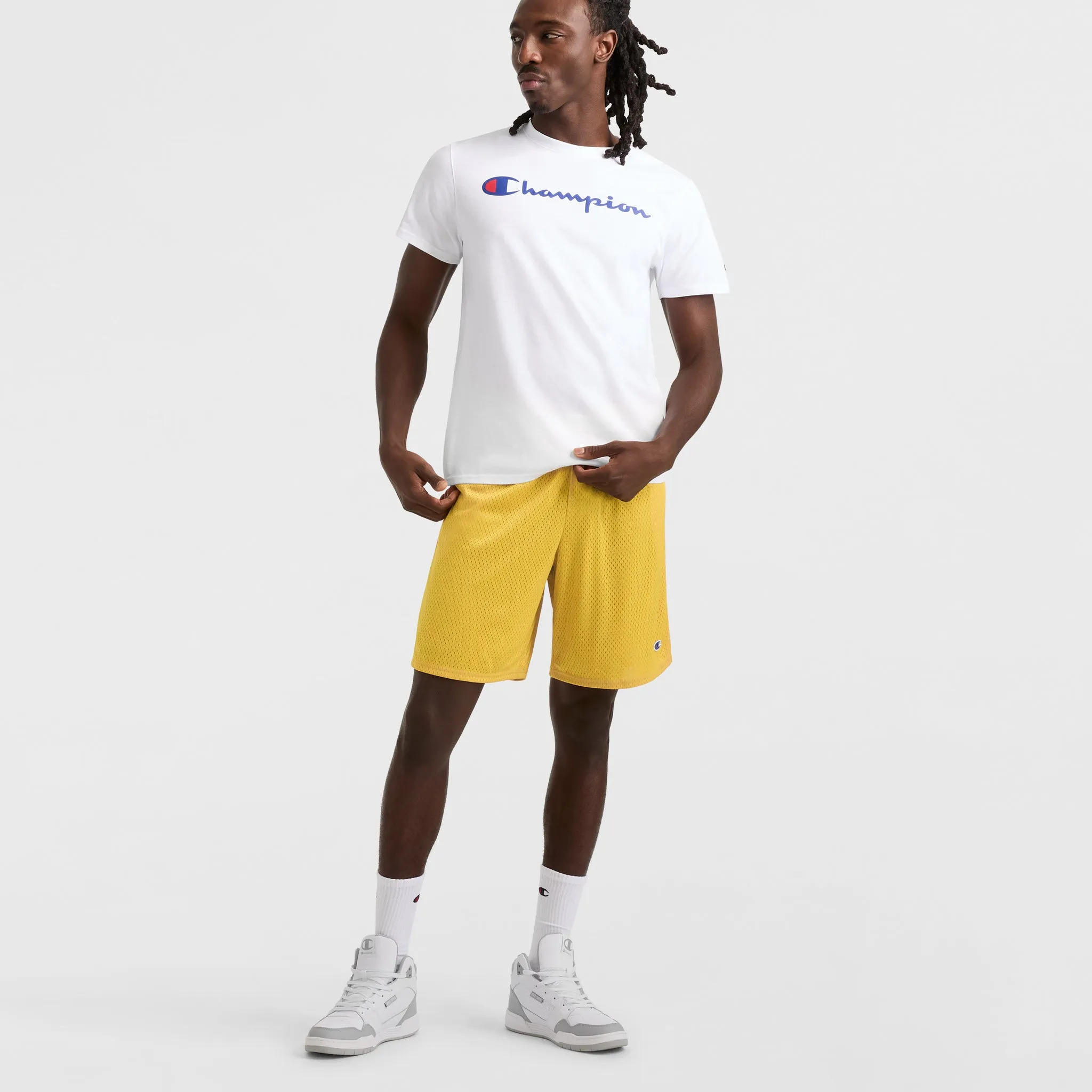9" Classic Mesh Shorts, C Logo