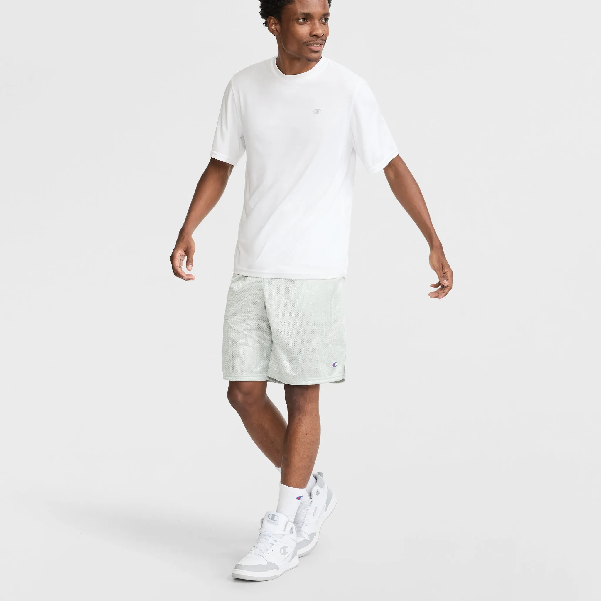 9" Classic Mesh Shorts, C Logo