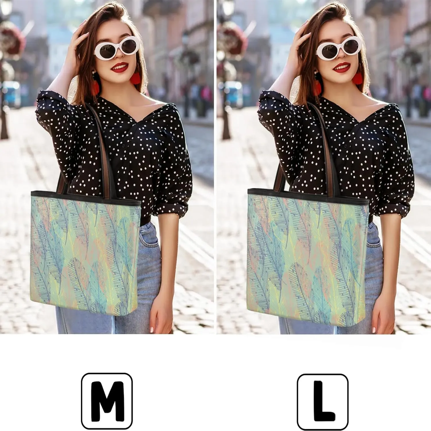 Abstract Leaves Tote Bag for Women Womens Handbags Tote Bag for Work Shopping Travel Beach