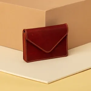 Accordion Card Case Leather