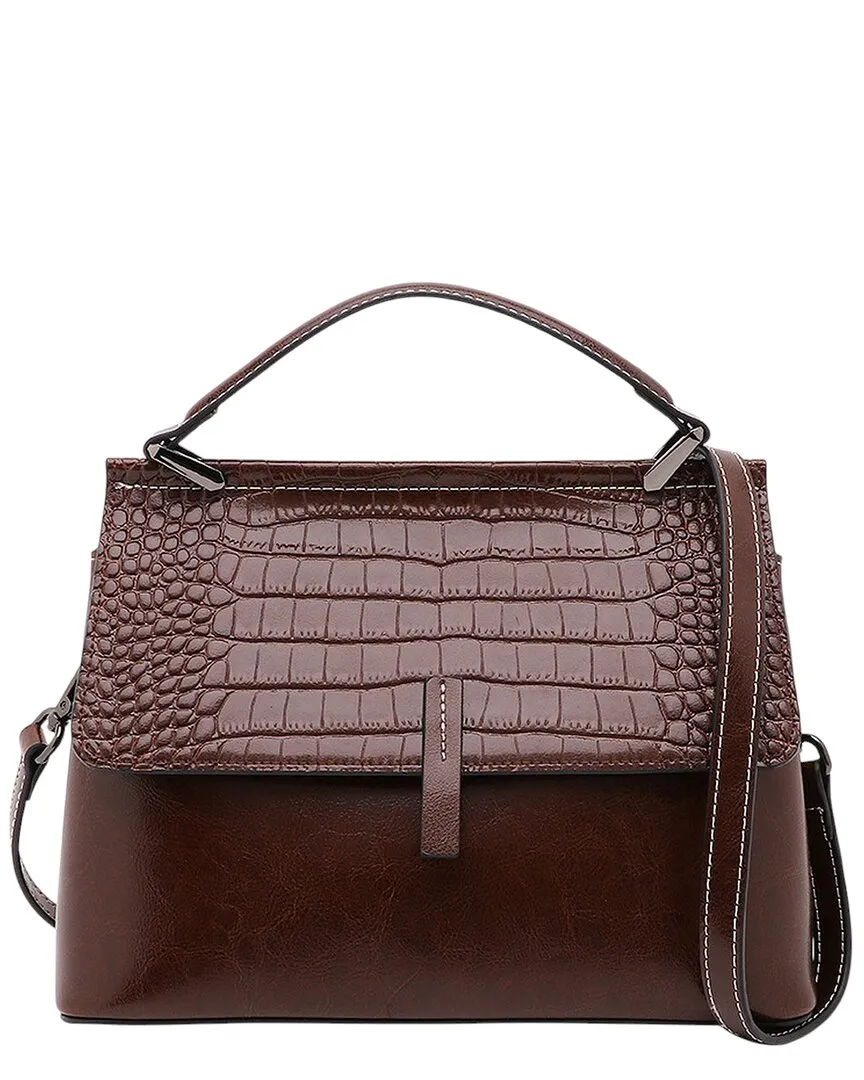 Adele Berto Leather Satchel