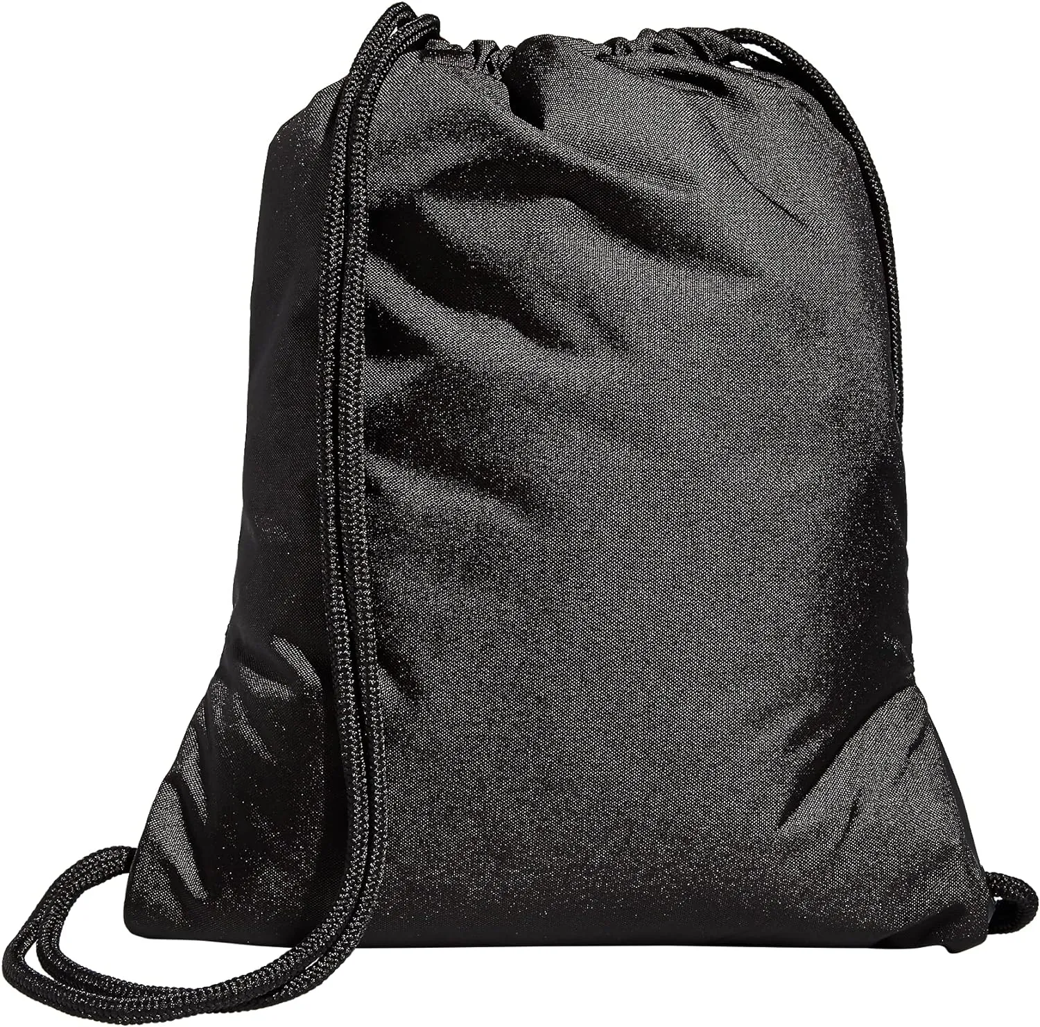 adidas Alliance Sackpack, Drawstring, Lightweight Small Gym Bag for Women, Soccer Backpack, Jersey Onix Grey/Black/White, One Size