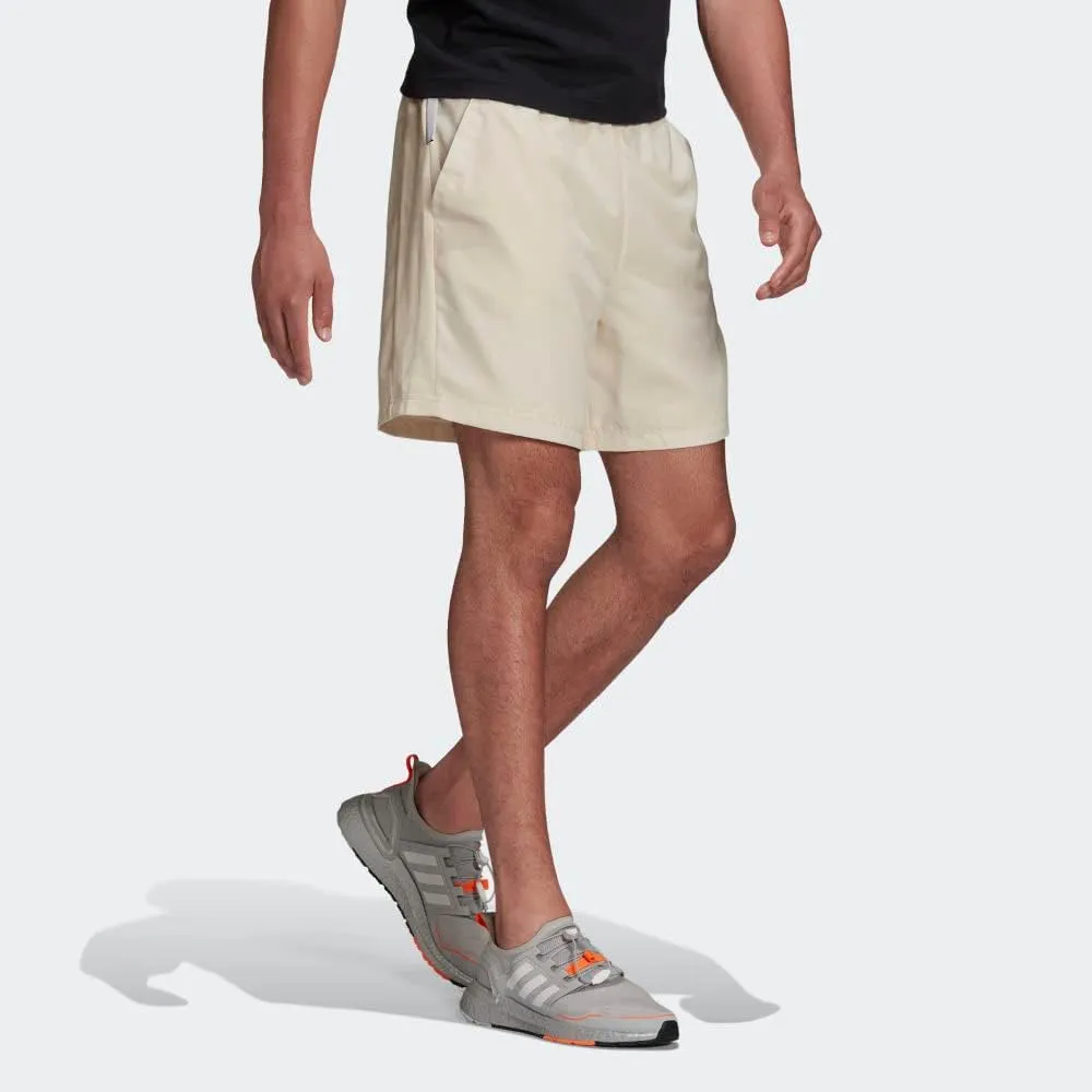 adidas Men's Summer Aeroready Shorts, Wonder White