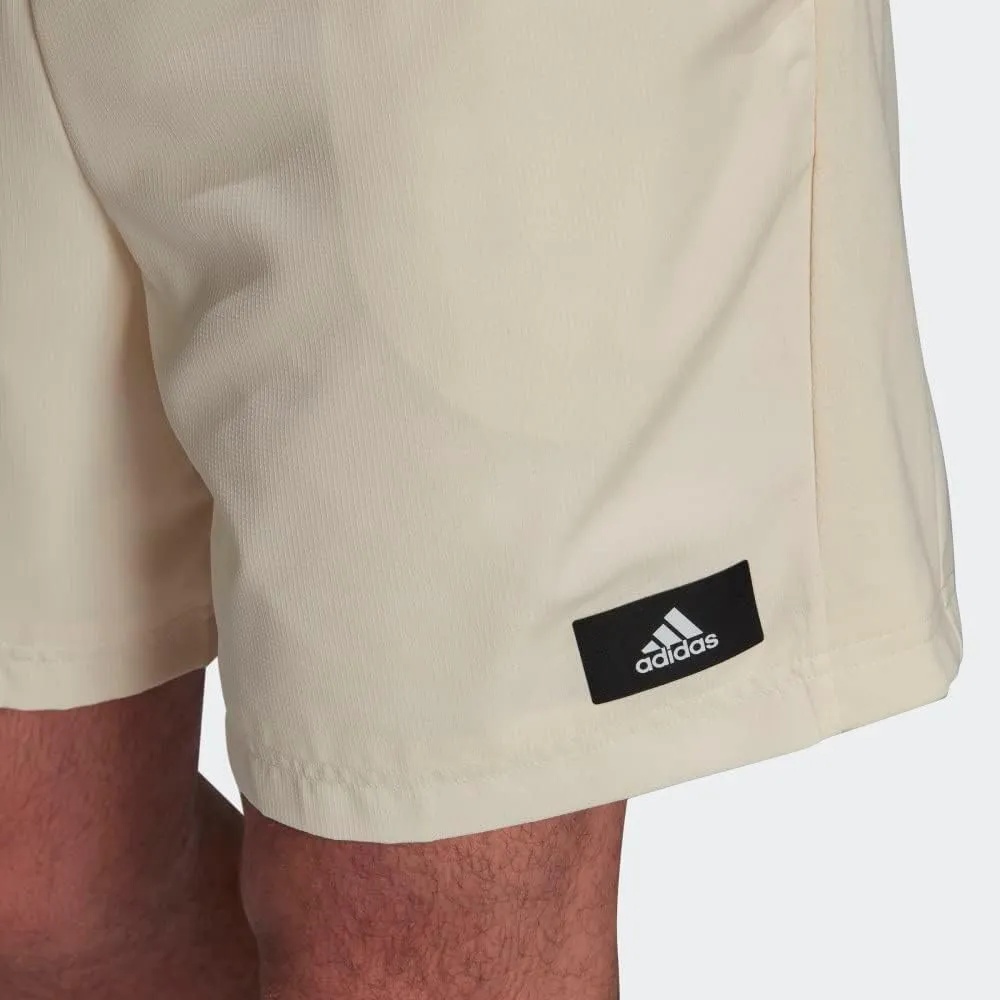 adidas Men's Summer Aeroready Shorts, Wonder White