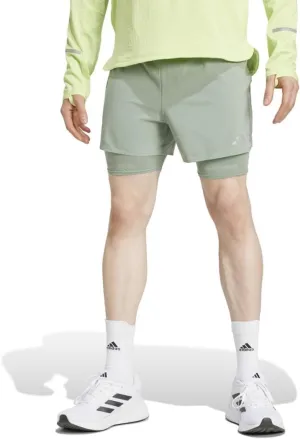 adidas Men's Ultimate Running Reflective Two-in-One Shorts