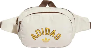 adidas Originals Sport Waist Pack/Travel and Festival Bag, Wonder White/Preloved Brown/Preloved Yellow, One Size
