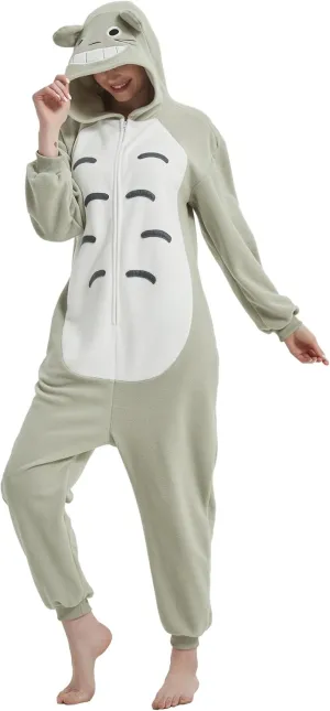 Adult Onesie Animal One Piece Pajamas Hollaween Costume Christmas Unisex Cosplay Sleepwear for Women Men