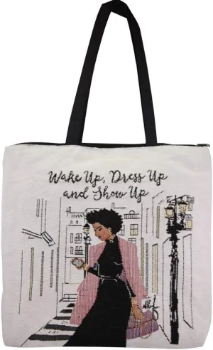 African American Expressions - Woven Tote Bag