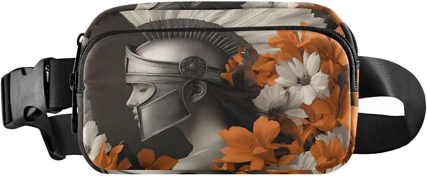 AIXIWAWA Ancient Woman Soldier Fanny Pack Crossbody Bags Waist Pack with Adjustable Strap for Women Men Hiking Running