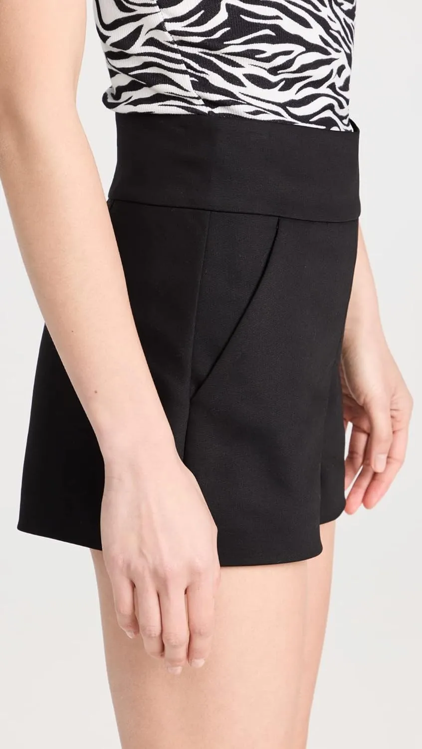 alice   olivia Women's Donald High Waist Shorts
