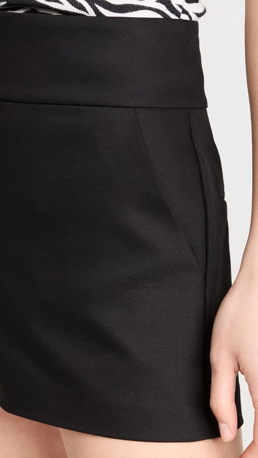alice   olivia Women's Donald High Waist Shorts