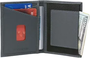 Alpine Swiss Double Diamond RFID Business Card Case Wallet