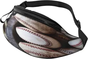 American Flag Basketball Football Baseball Rugby Waist Packs Unisex Adjustable Shoulder Strap Messenger Bag Sports Travel Running Leisure Waist Bag