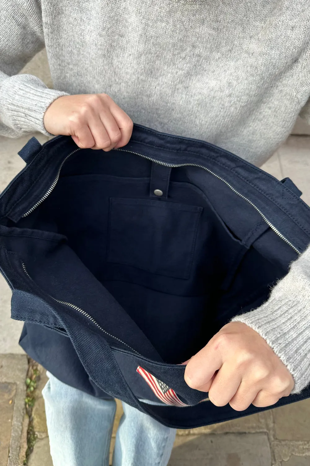 American Flag Tote Bag