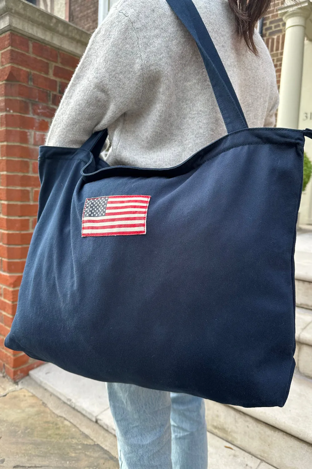American Flag Tote Bag