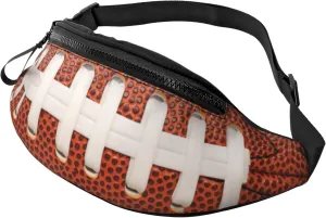 American Football Fanny Pack Waist Bag Adjustable Belt Bag For Men Women Fashion Sling Crossbody Hip Bum Bag Traveling Hiking Cycling Running