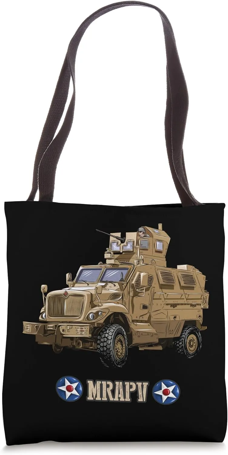 American MRAP Mine-Resistant Ambush Protected vehicle Tote Bag
