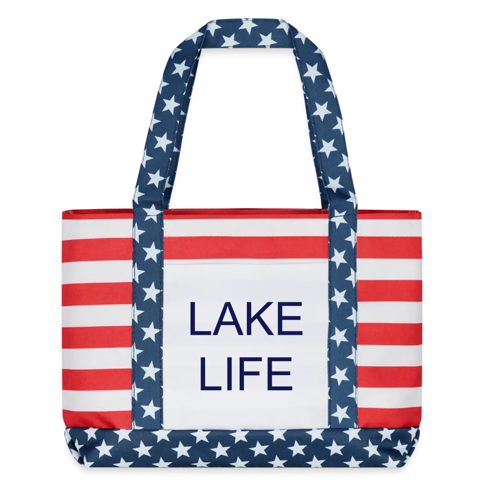 Americana Lake Life Tote Bag