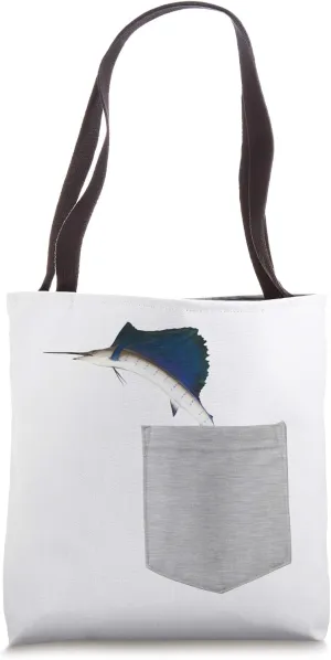 Animal in Your Pocket Sailfish Tote Bag