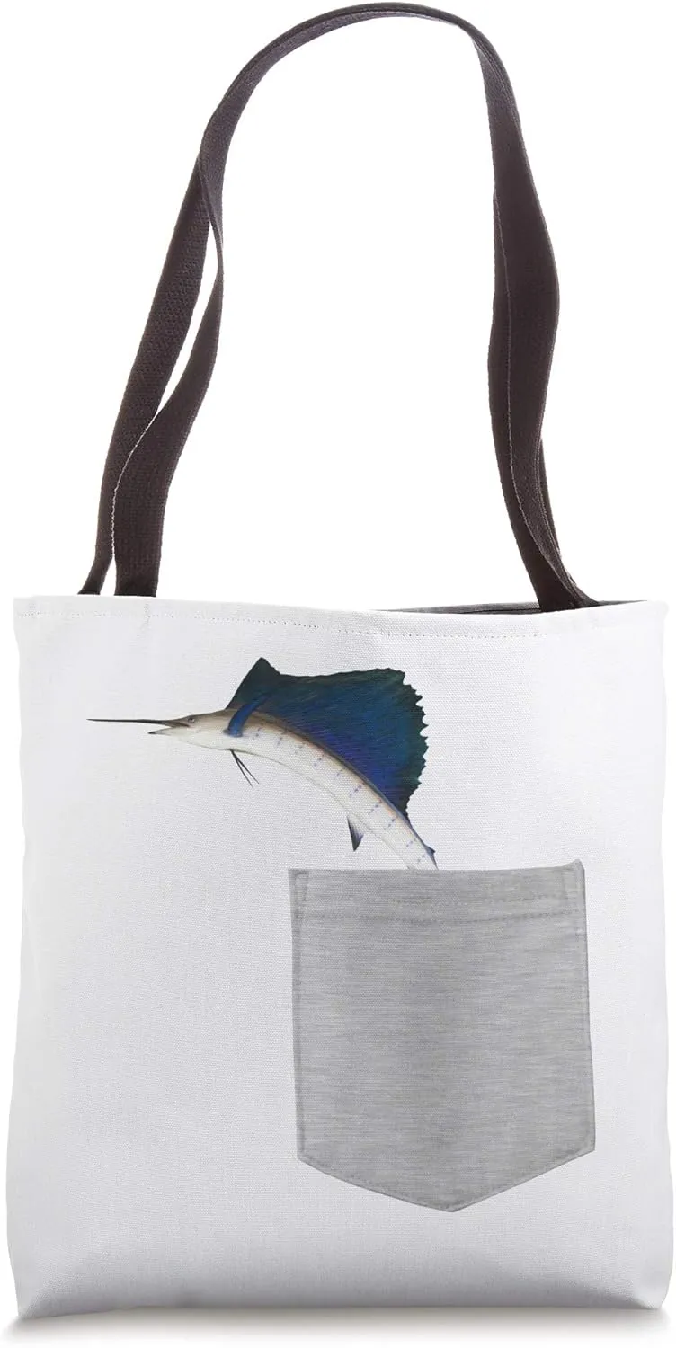 Animal in Your Pocket Sailfish Tote Bag