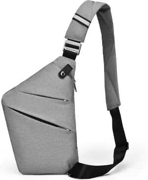 Anti Theft Travel Bag,Sling Bag, Anti-Theft Bag,Slim Sling Bag,Hiking Shoulder Bags for women men(For left-handed people)