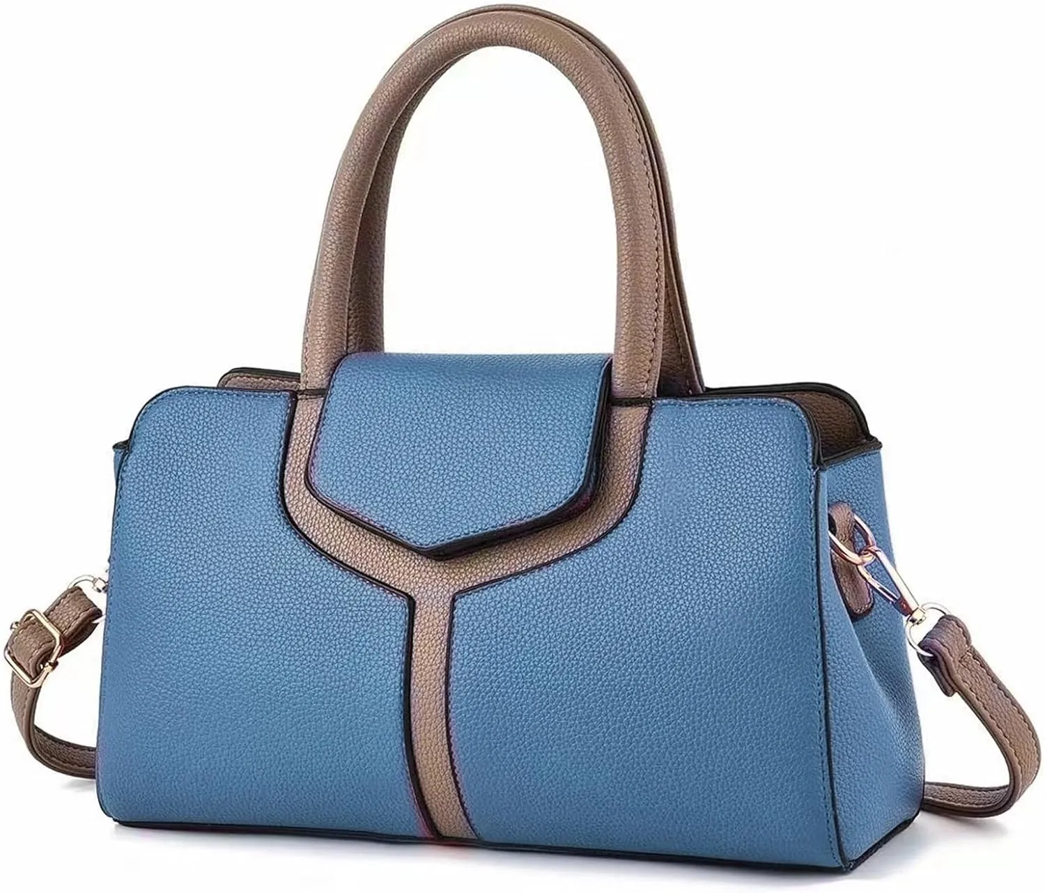 BAG WIZARD Womens Handbags and Purses Top-Handle Shoulder Handbag Vegan Leather Crossbody Satchel Bag