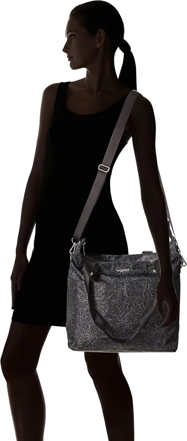 Baggallini Carryall Tote Bag - Crossbody Tote Bag for Women