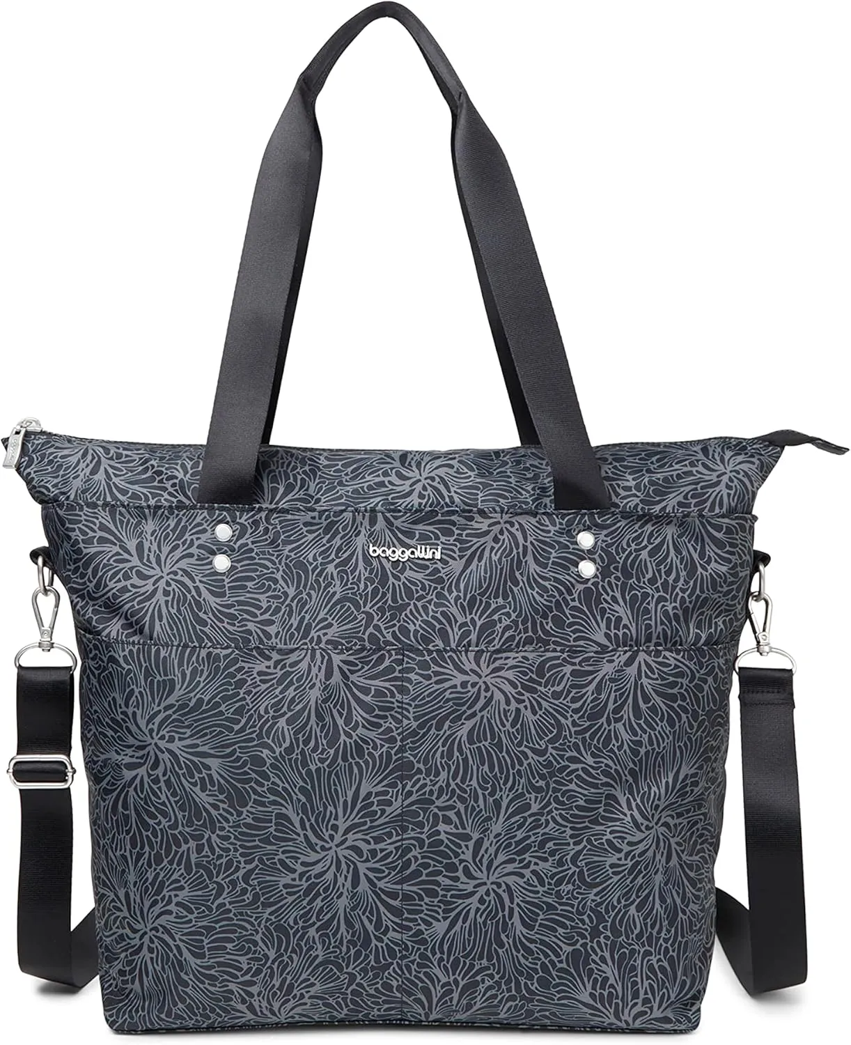 Baggallini Carryall Tote Bag - Crossbody Tote Bag for Women