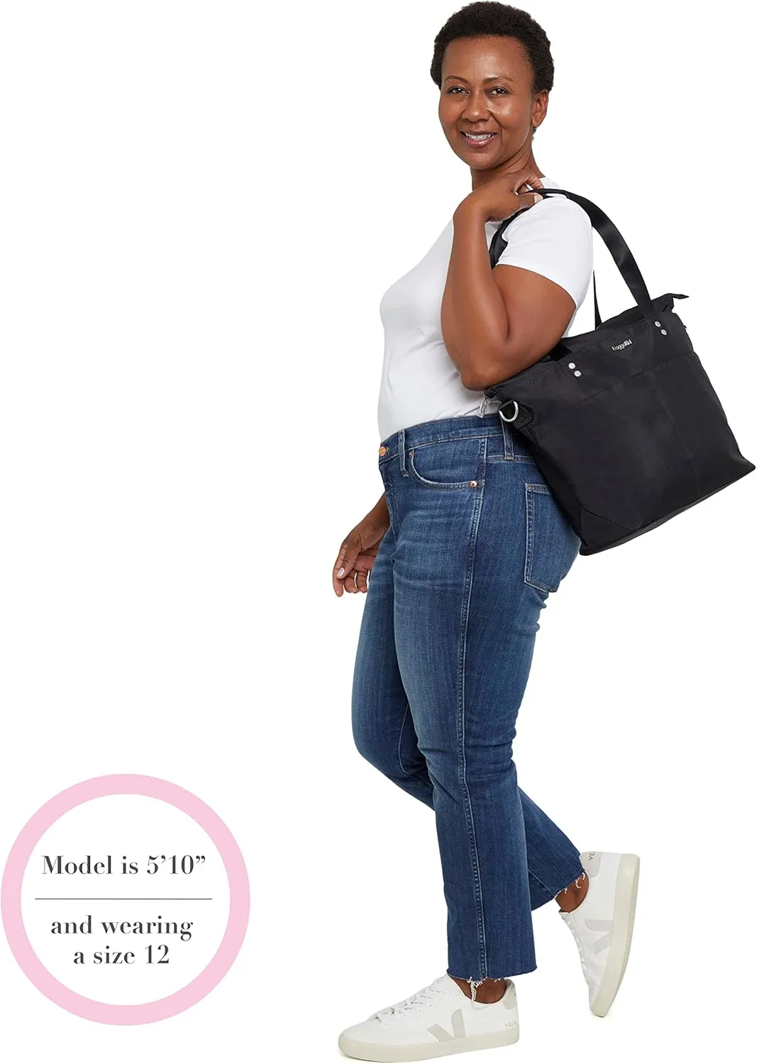 Baggallini Carryall Tote Bag - Crossbody Tote Bag for Women