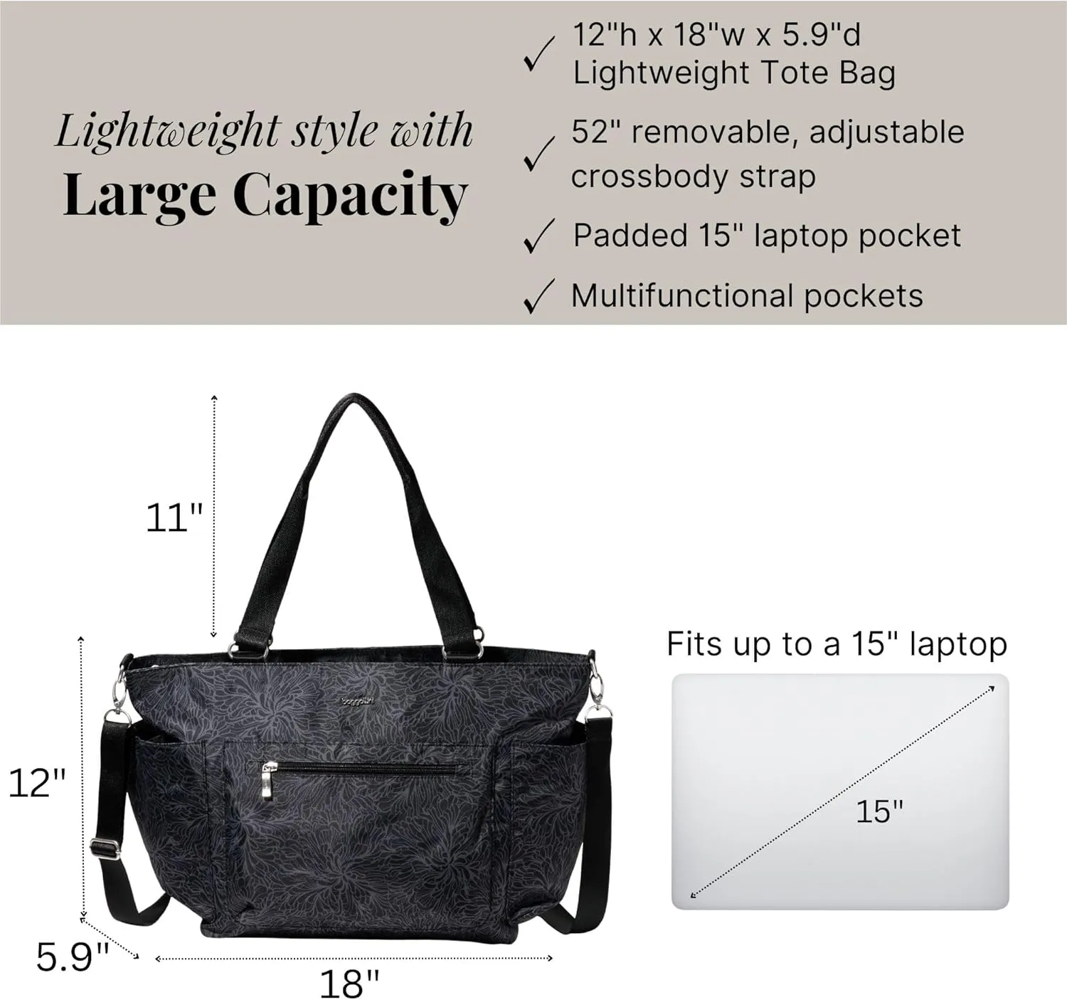 Baggallini Modern Avenue Tote