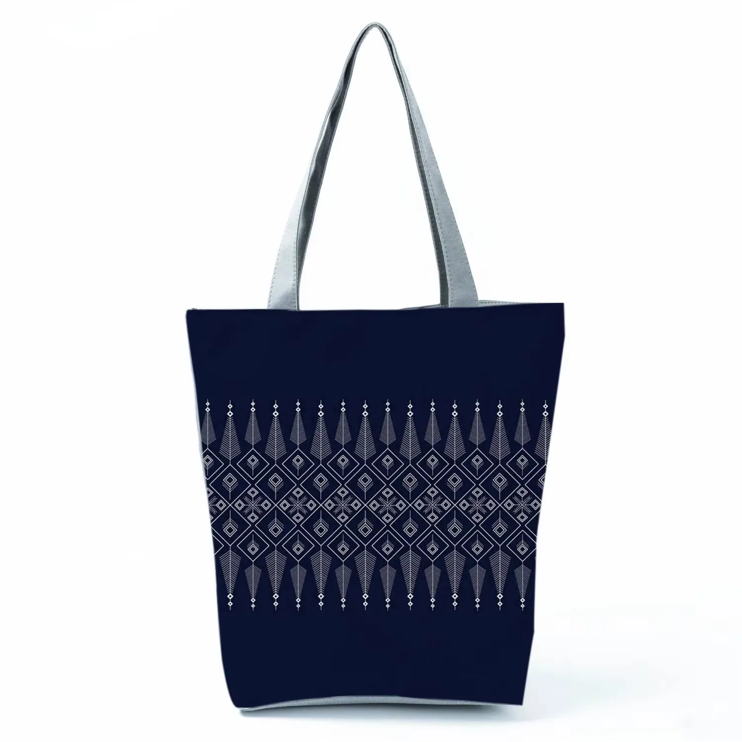 Bags for Women Floral Porcelain Geometric Abstract Pattern Shoulder Bag