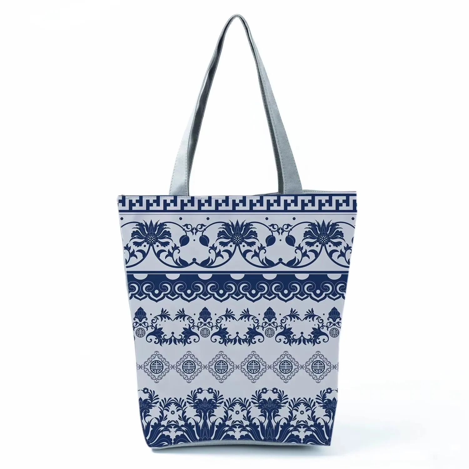 Bags for Women Floral Porcelain Geometric Abstract Pattern Shoulder Bag